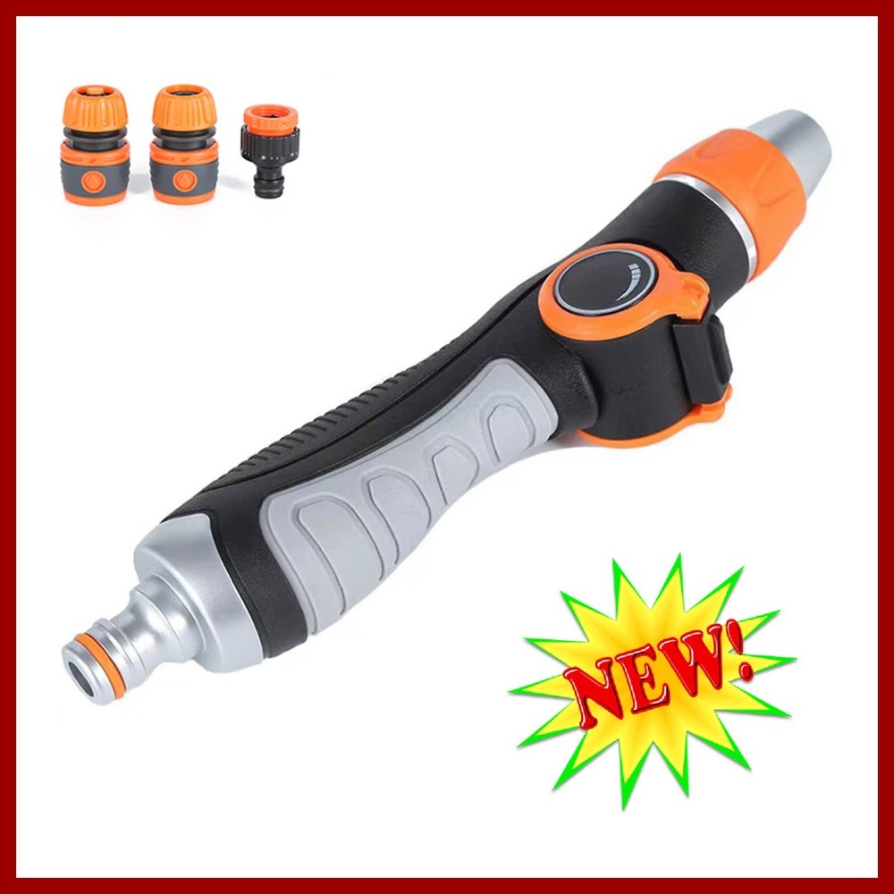 High Pressure Hose Nozzle Sprayer Heavy Duty Garden Car Wash Adjustable‎